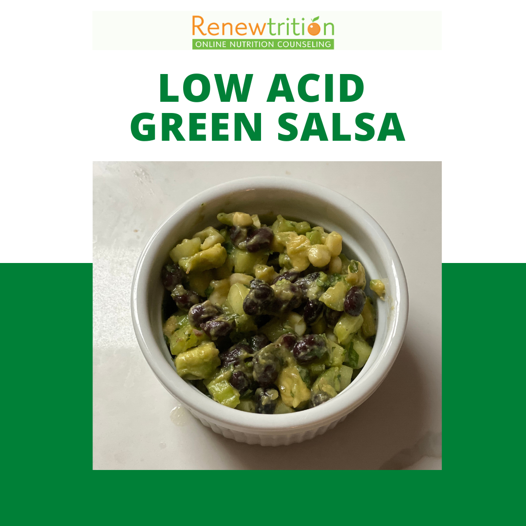 Low Acid Green Salsa